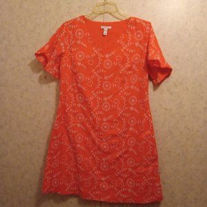 Isaac Mizrahi Live! Cotton Eyelet Swing Dress